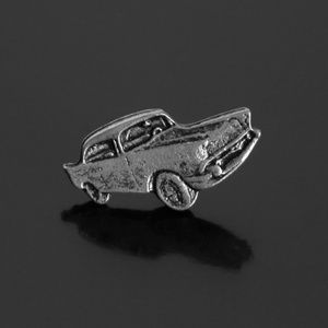 Tiny Vintage Muscle Car Pin Hat Lapel HOT ROD